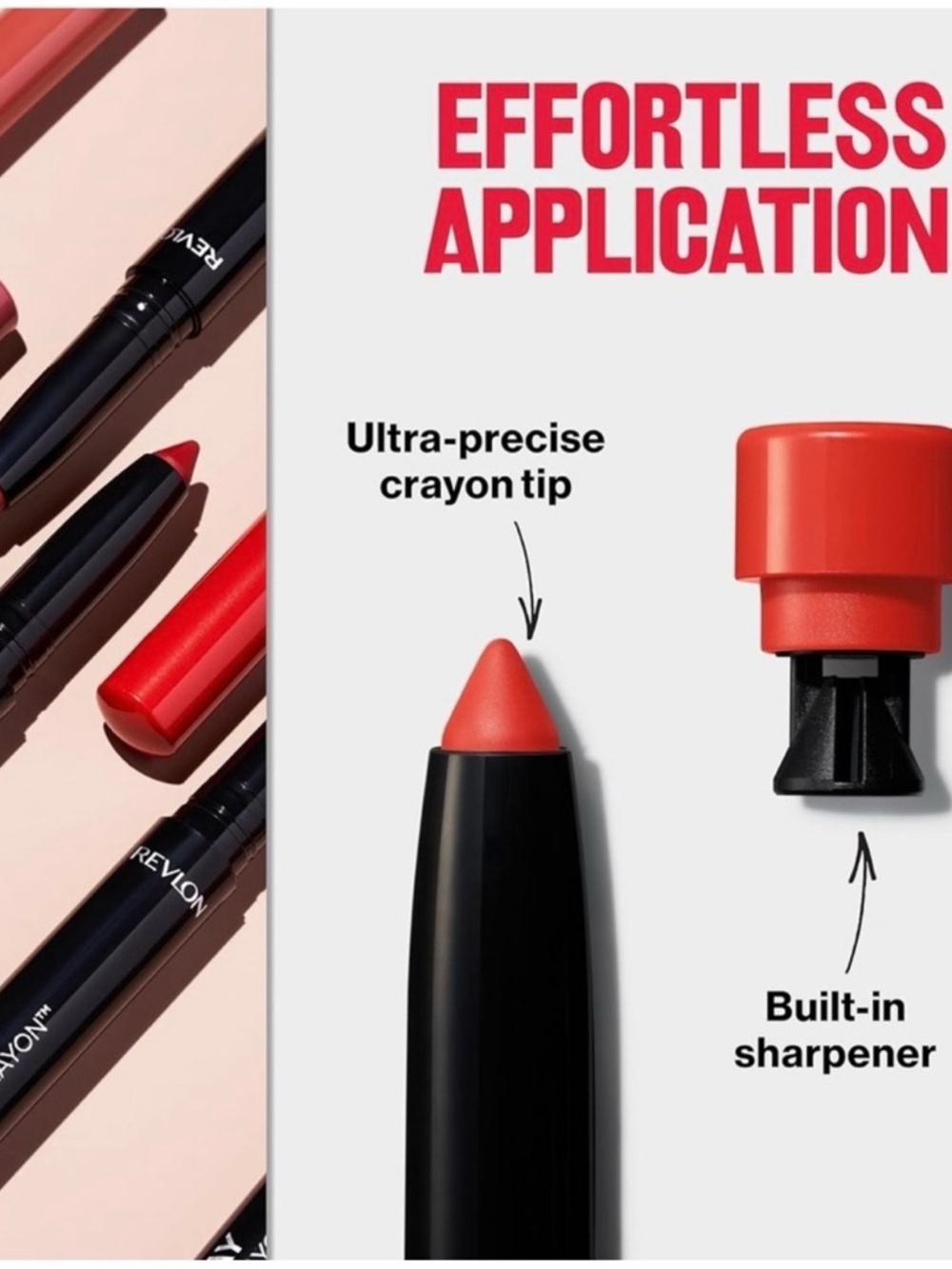 NEW-Revlon ColorStay Matte Lite Crayon Lipstick - Nude Pink - Picture 4 of 6